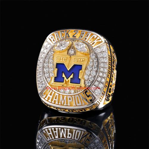 2022 Michigan Wolverines championship ring
